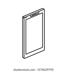 Smartphone design, Digital technology communication social media internet and web theme Vector illustration