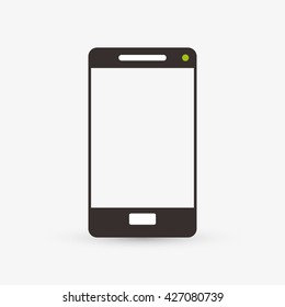 Smartphone design. Technology icon. Isolated illustration