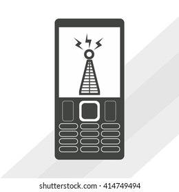 Smartphone design. technology icon. online concept, vector illustration