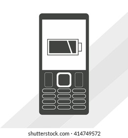 Smartphone design. technology icon. online concept, vector illustration
