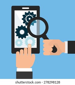 smartphone design, vector illustration eps10 graphic 