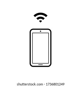 
Smartphone-Design mit WiFi-Verbindung