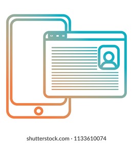 smartphone device with acount loging