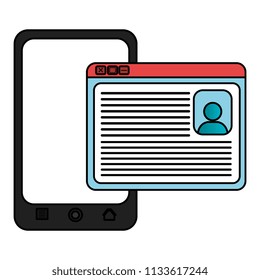 smartphone device with acount loging