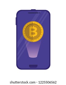 smartphone device with bitcoin