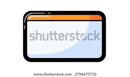 Smartphone device with blank screen