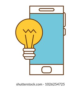 smartphone device with bulb