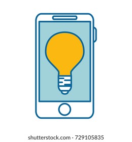 smartphone device with bulb