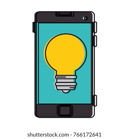 smartphone device with bulb
