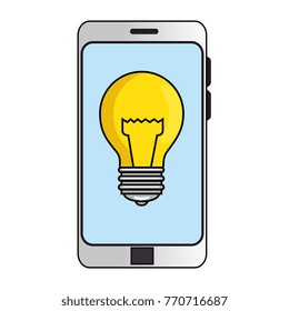 smartphone device with bulb