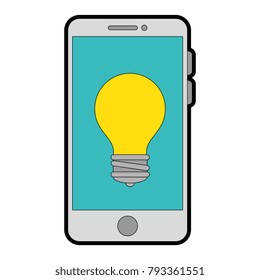 smartphone device with bulb