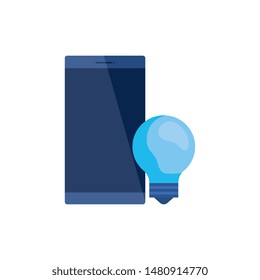 smartphone device with bulb light