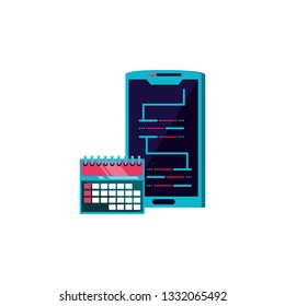 smartphone device with calendar reminder