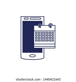 smartphone device with calendar reminder