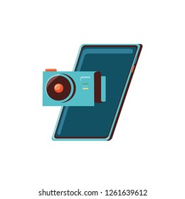 smartphone device with camera photography