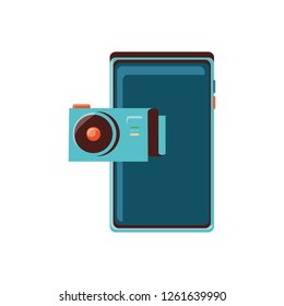 smartphone device with camera photography