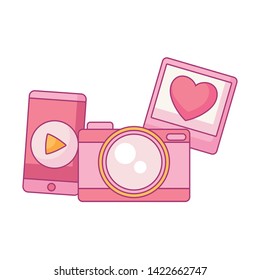 smartphone device with camera photography