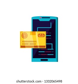 smartphone device with credit card