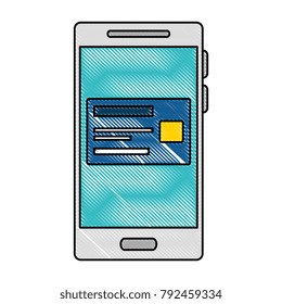 smartphone device with credit card