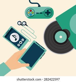 smartphone device design, vector illustration eps10 graphic 