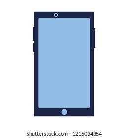 smartphone device digital on white background