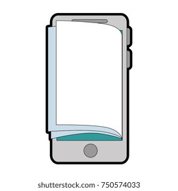smartphone device with ebook