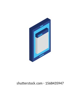 smartphone device electronic isolated icon vector illustration design