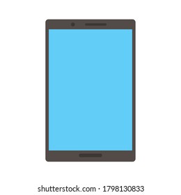 diseño de ilustraciones vectoriales de iconos planos de estilo electrónico de dispositivo de smartphone