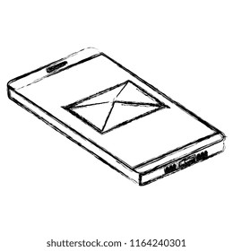 smartphone device with envelope