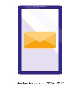 smartphone device with envelope