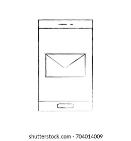 smartphone device with envelope