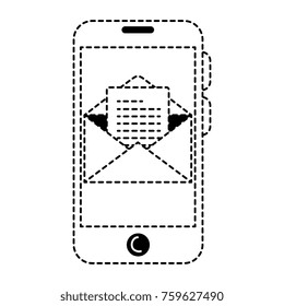 smartphone device with envelope
