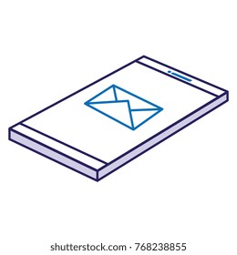 smartphone device with envelope