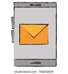 smartphone device with envelope