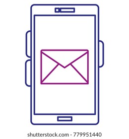 smartphone device with envelope