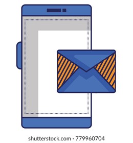 smartphone device with envelope