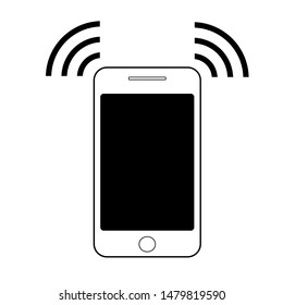 smartphone device gadget, Smartphone, mobile phone, telephone icon . 
