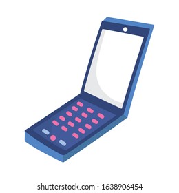 smartphone device gadgey technology digital icon vector illustration