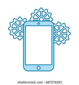 smartphone device with gear