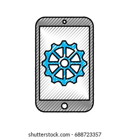 smartphone device with gear