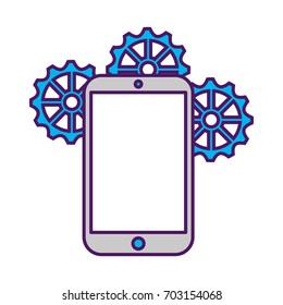 smartphone device with gear