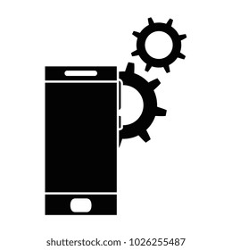 smartphone device with gears