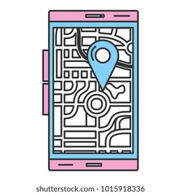 smartphone device with gps app
