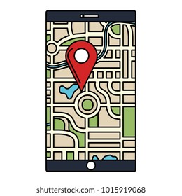 smartphone device with gps app