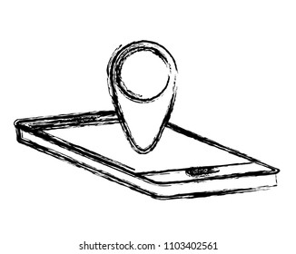 smartphone device with gps pin