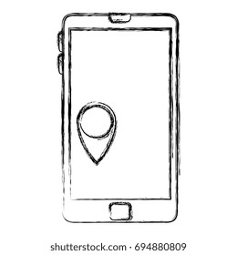 smartphone device with gps pin