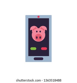 smartphone device with head piggy
