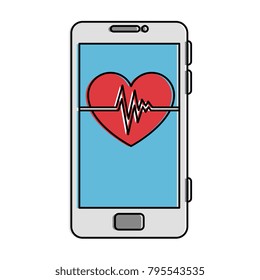 smartphone device with heart cardio