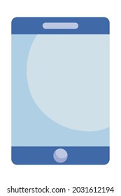 Smartphone-Gerätesymbol auf weißem Hintergrund
