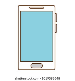 smartphone device isolated icon